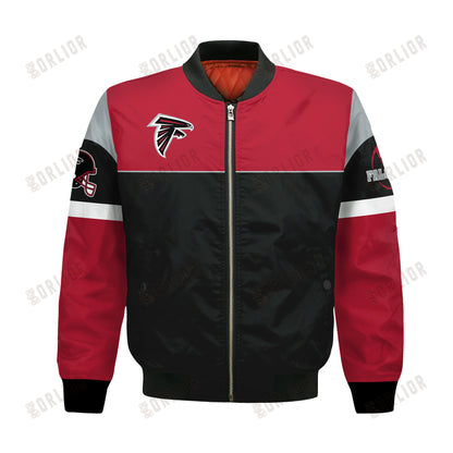 Atlanta Falcons National Football League 2024 -25 Feel The Power Bomber Jacket