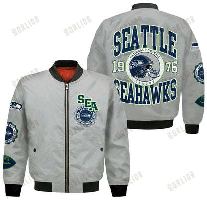 Seattle Seahawks NFL 2024 -25 Feel The Power Bomber Jacket