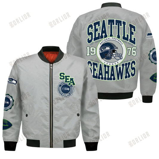 Seattle Seahawks NFL 2024 -25 Feel The Power Bomber Jacket
