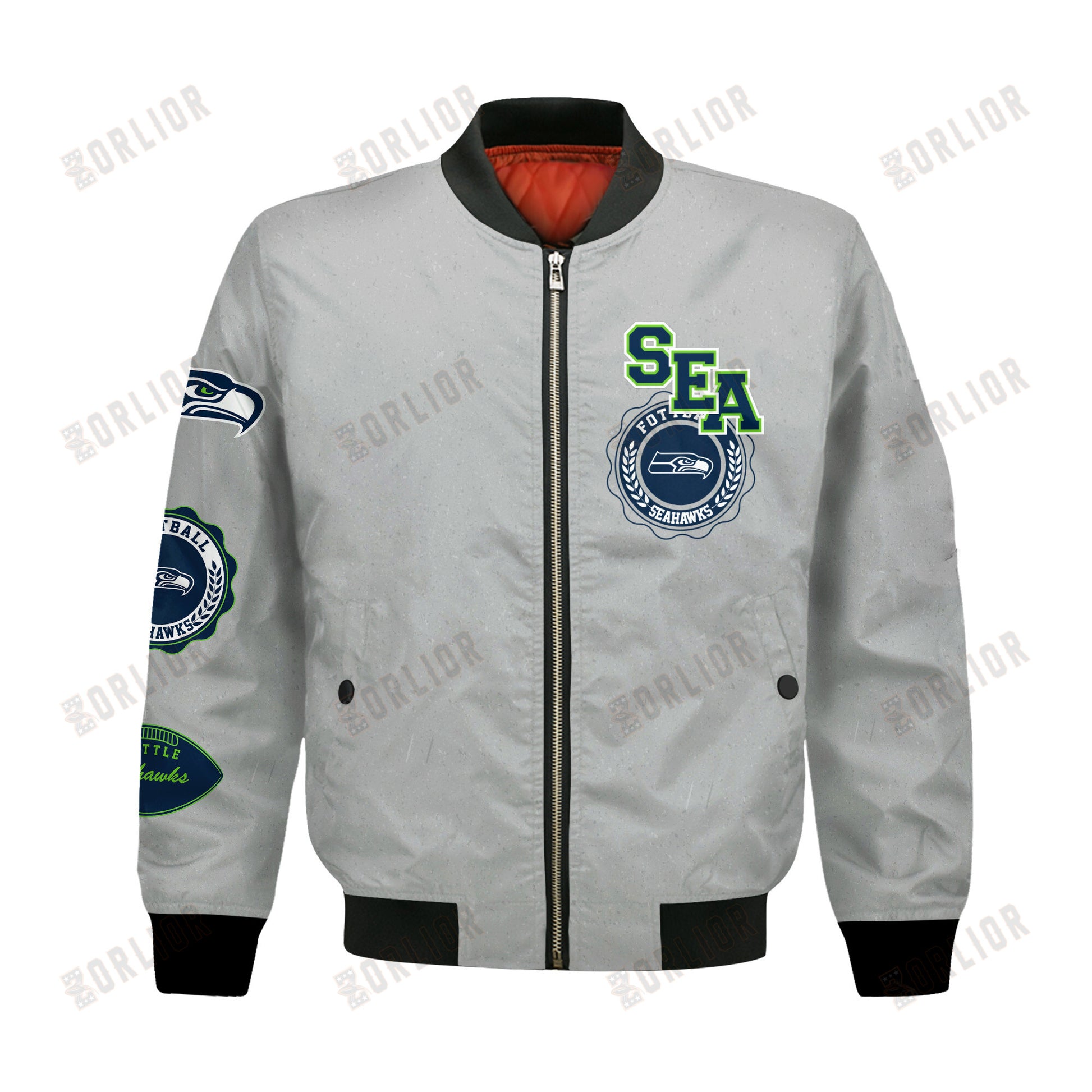 Seattle Seahawks NFL 2024 -25 Feel The Power Bomber Jacket