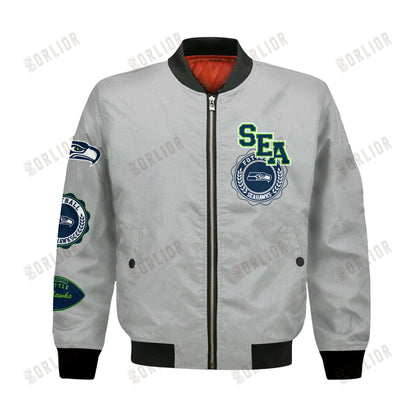 Seattle Seahawks NFL 2024 -25 Feel The Power Bomber Jacket