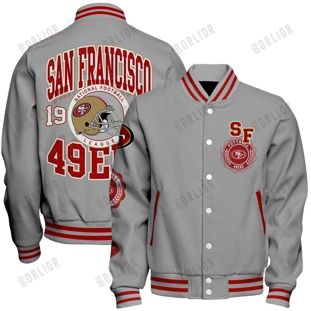 San Francisco 49ers  2024 -25 Feel The Power Unisex Varsity Jacket