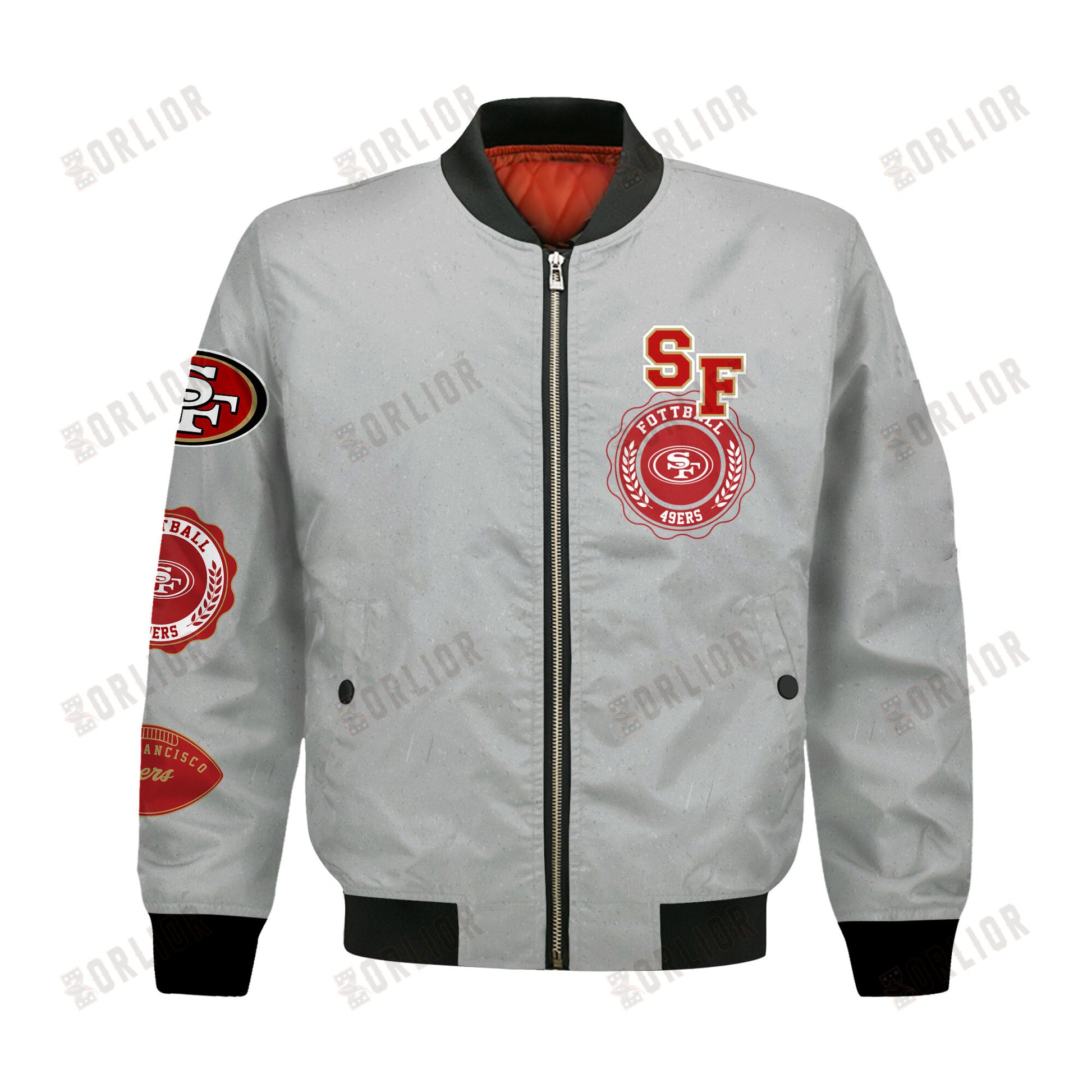 San Francisco 49ers NFL 2024 -25 Feel The Power Bomber Jacket