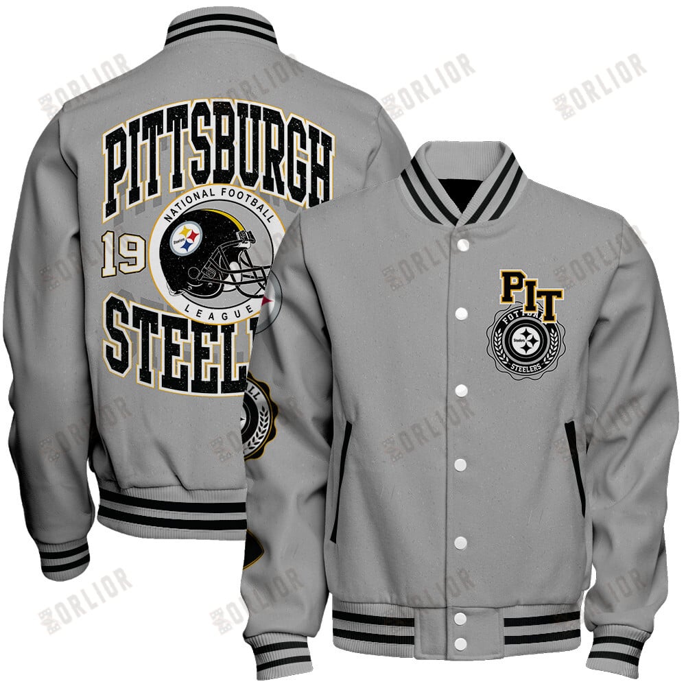 Pittsburgh Steelers  2024 -25 Feel The Power Unisex Varsity Jacket