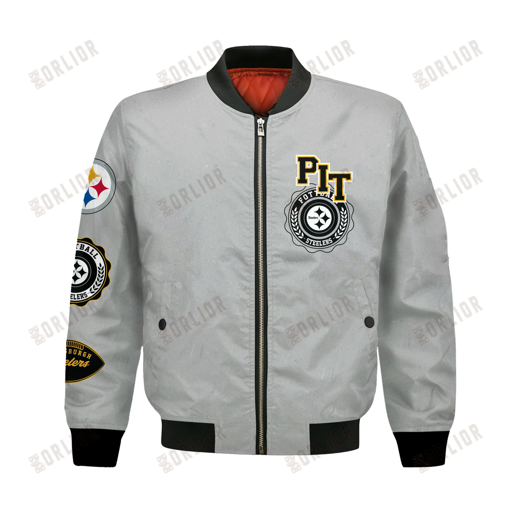 Pittsburgh Steelers NFL 2024 -25 Feel The Power Bomber Jacket