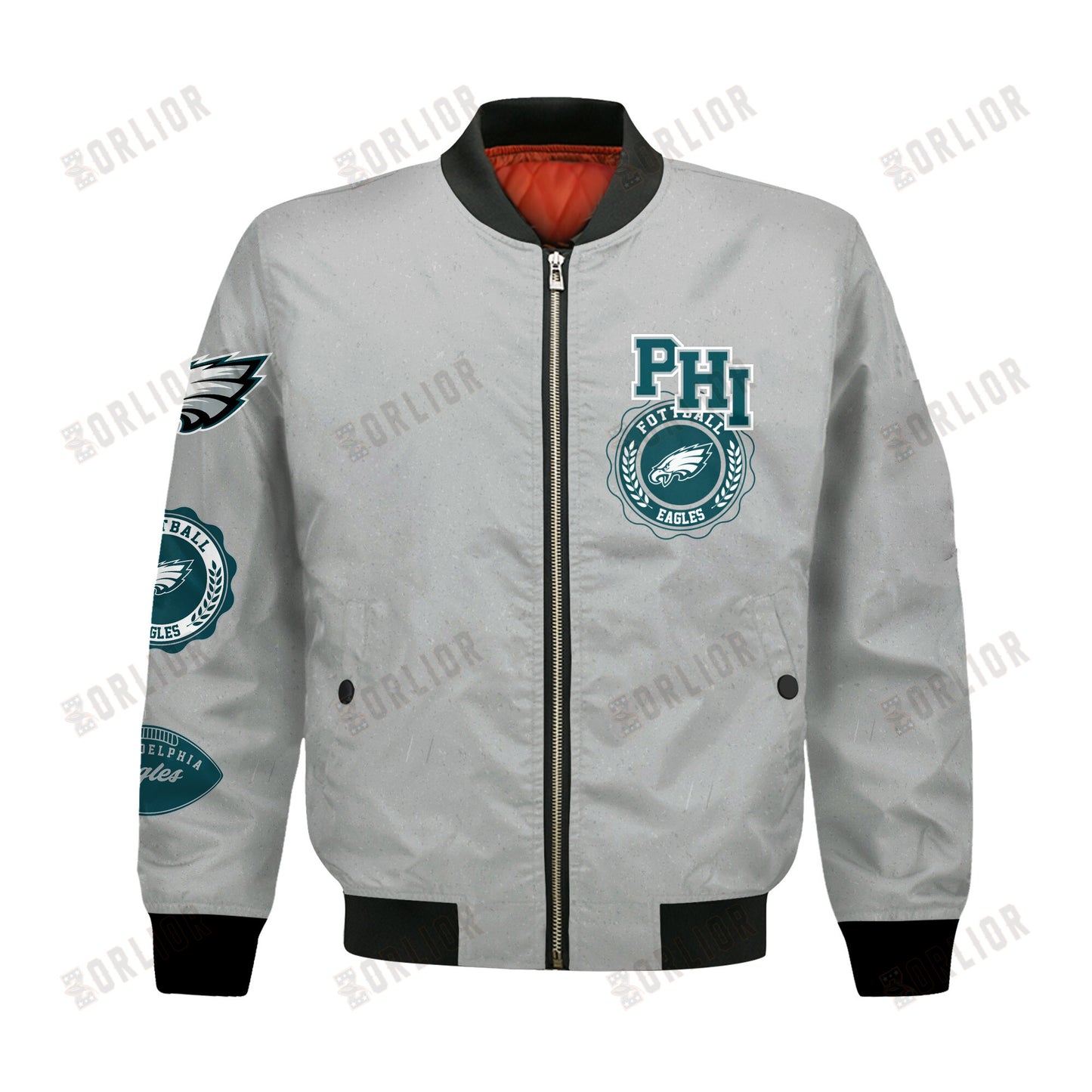 Philadelphia Eagles NFL 2024 -25 Feel The Power Bomber Jacket