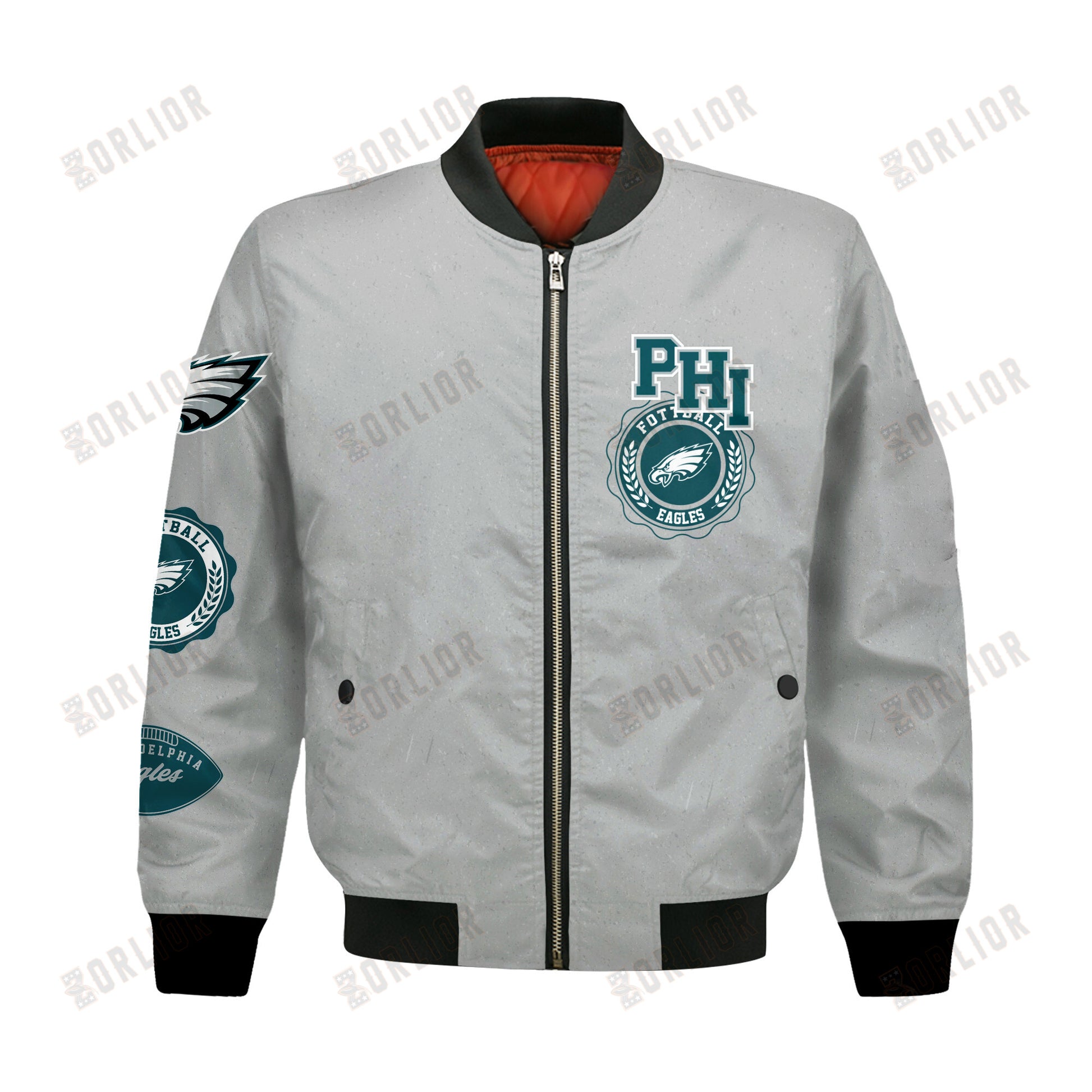 Philadelphia Eagles NFL 2024 -25 Feel The Power Bomber Jacket