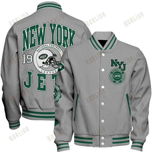 New York Jets  2024 -25 Feel The Power Unisex Varsity Jacket