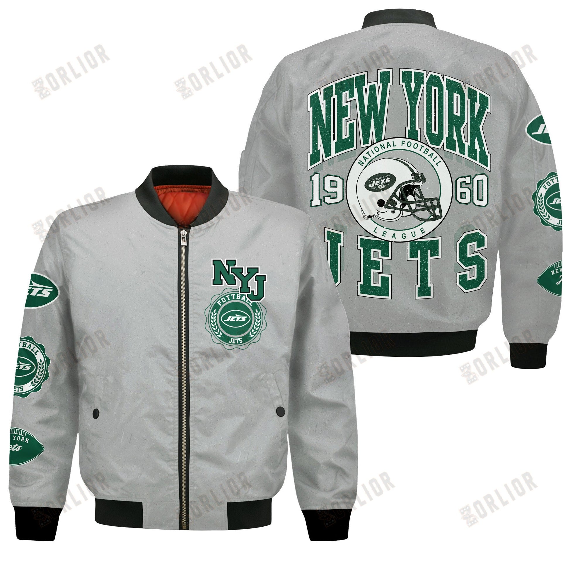 New York Jets NFL 2024 -25 Feel The Power Bomber Jacket
