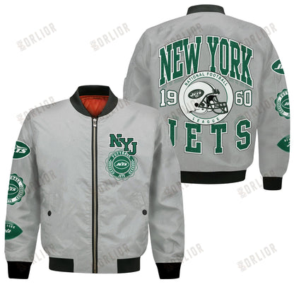New York Jets NFL 2024 -25 Feel The Power Bomber Jacket