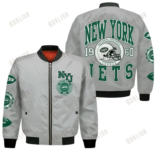 New York Jets NFL 2024 -25 Feel The Power Bomber Jacket