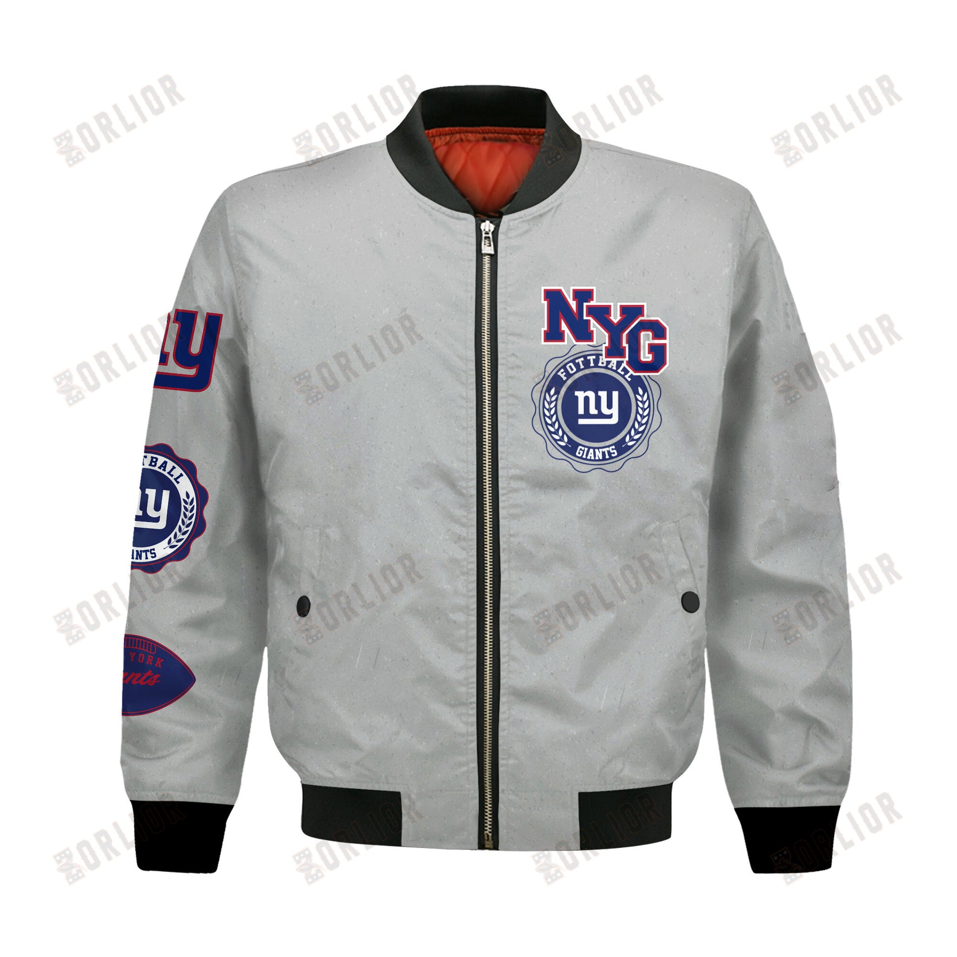 New York Giants NFL 2024 -25 Feel The Power Bomber Jacket