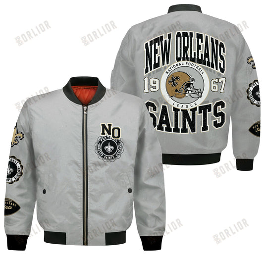 New Orleans Saints NFL 2024 -25 Feel The Power Bomber Jacket