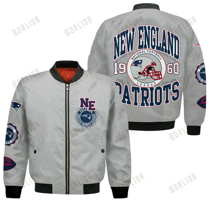 New England Patriots NFL 2024 -25 Feel The Power Bomber Jacket