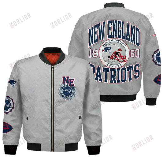 New England Patriots NFL 2024 -25 Feel The Power Bomber Jacket