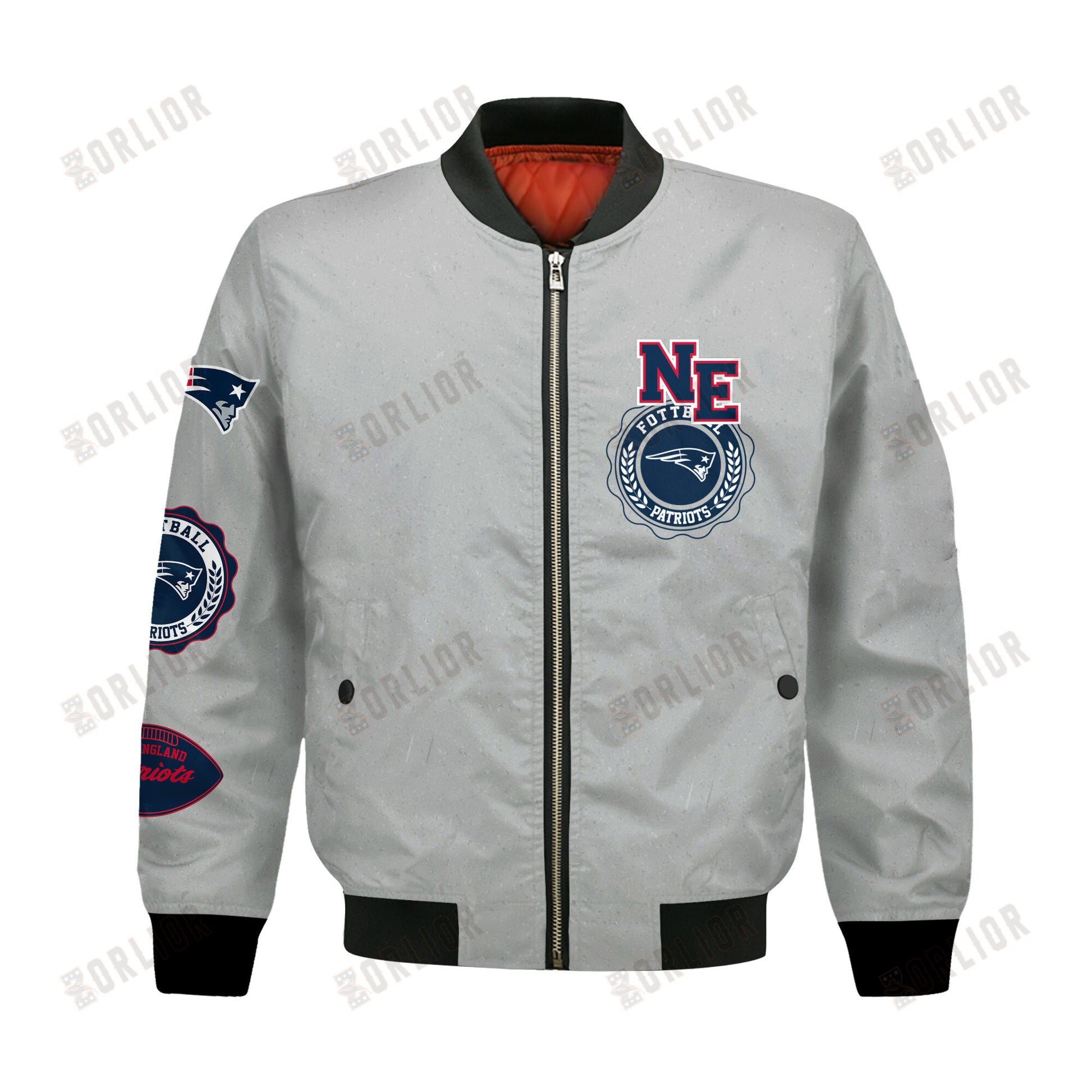 New England Patriots NFL 2024 -25 Feel The Power Bomber Jacket