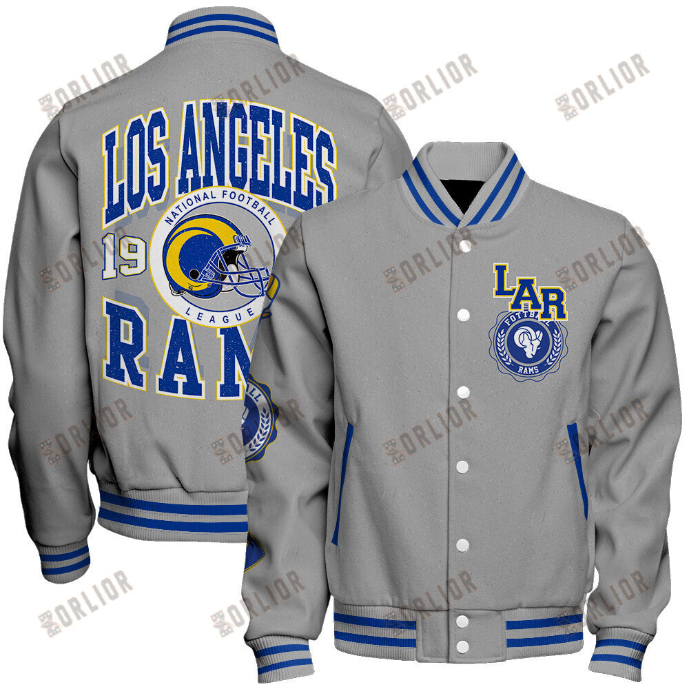 Los Angeles Rams  2024 -25 Feel The Power Unisex Varsity Jacket