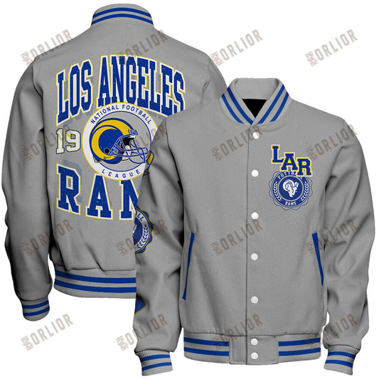 Los Angeles Rams  2024 -25 Feel The Power Unisex Varsity Jacket