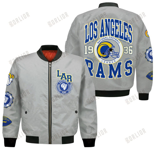 Los Angeles Rams NFL 2024 -25 Feel The Power Bomber Jacket