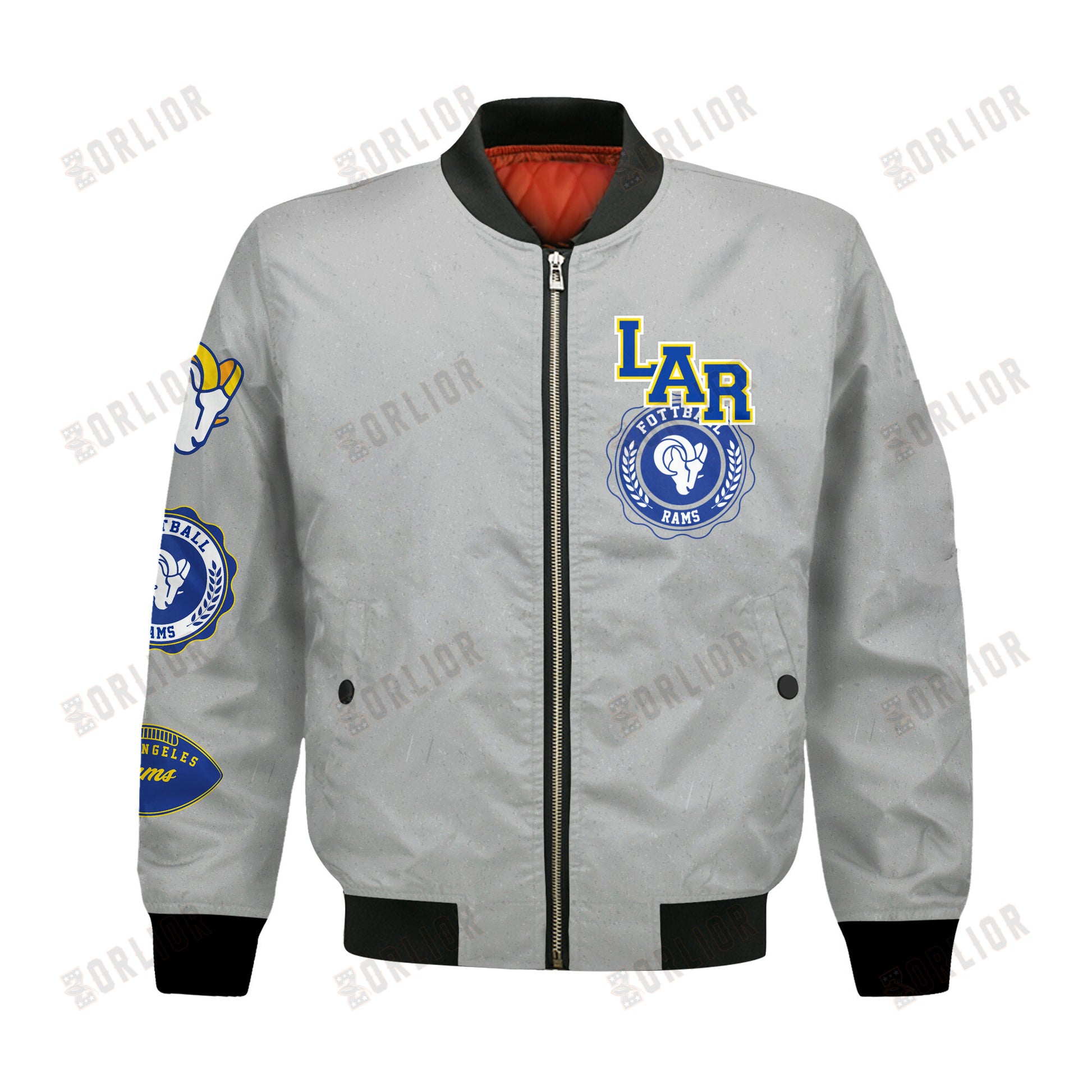 Los Angeles Rams NFL 2024 -25 Feel The Power Bomber Jacket