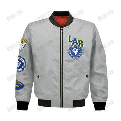 Los Angeles Rams NFL 2024 -25 Feel The Power Bomber Jacket