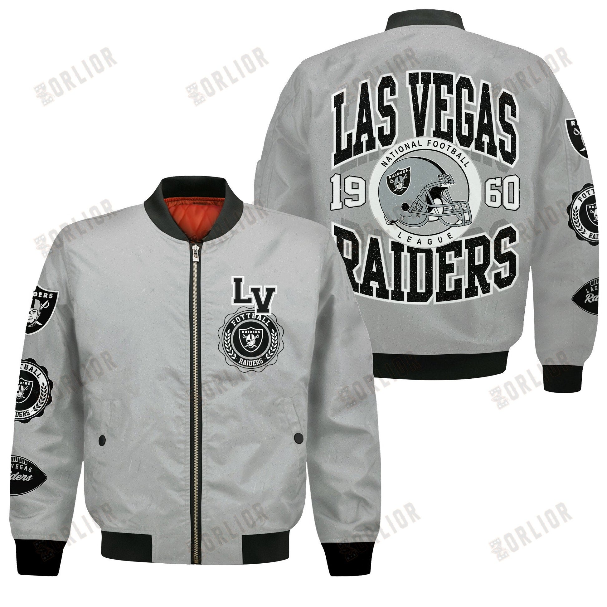 Las Vegas Raiders NFL 2024 -25 Feel The Power Bomber Jacket