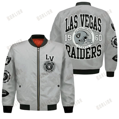 Las Vegas Raiders NFL 2024 -25 Feel The Power Bomber Jacket