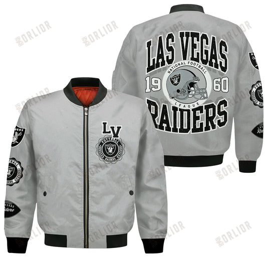 Las Vegas Raiders NFL 2024 -25 Feel The Power Bomber Jacket