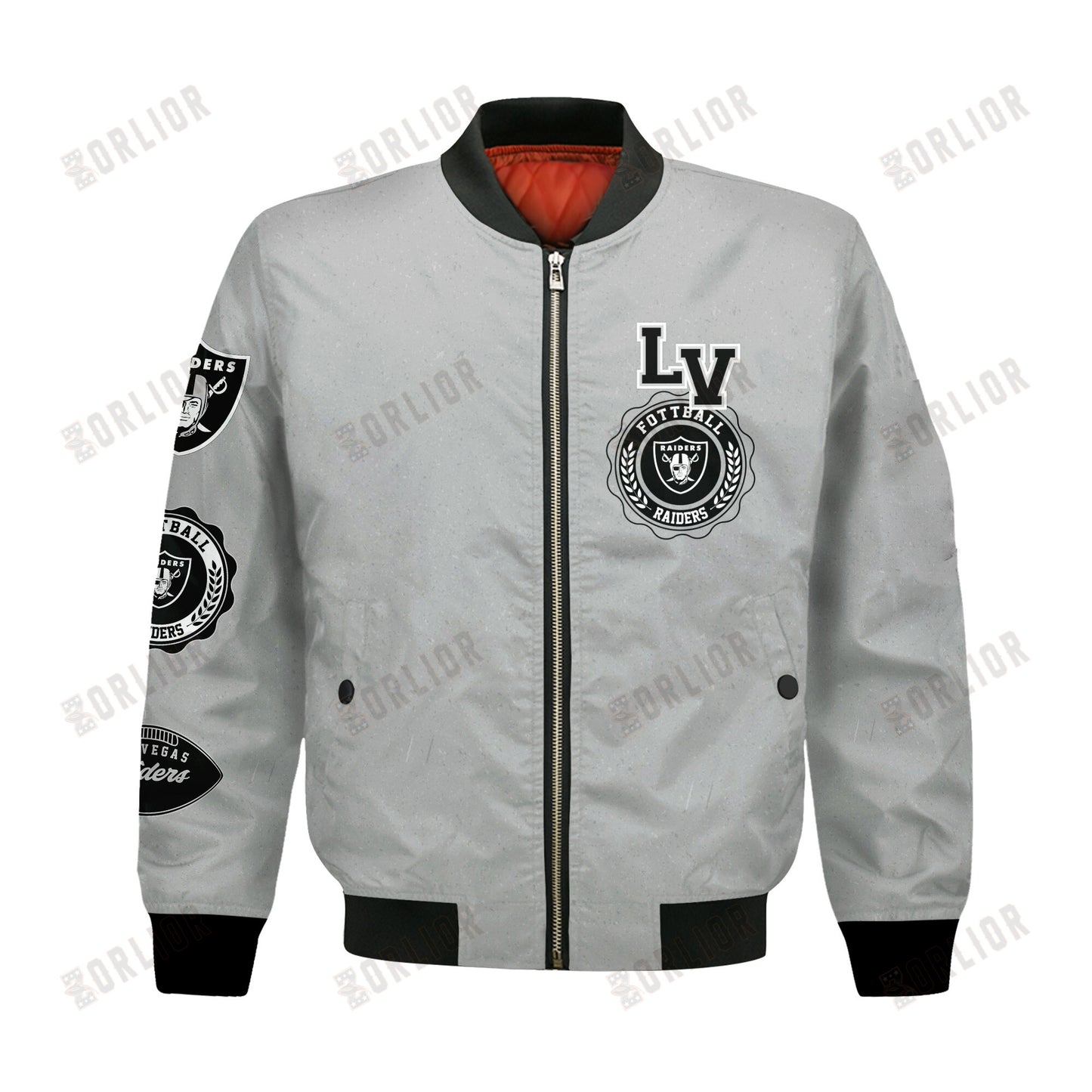 Las Vegas Raiders NFL 2024 -25 Feel The Power Bomber Jacket