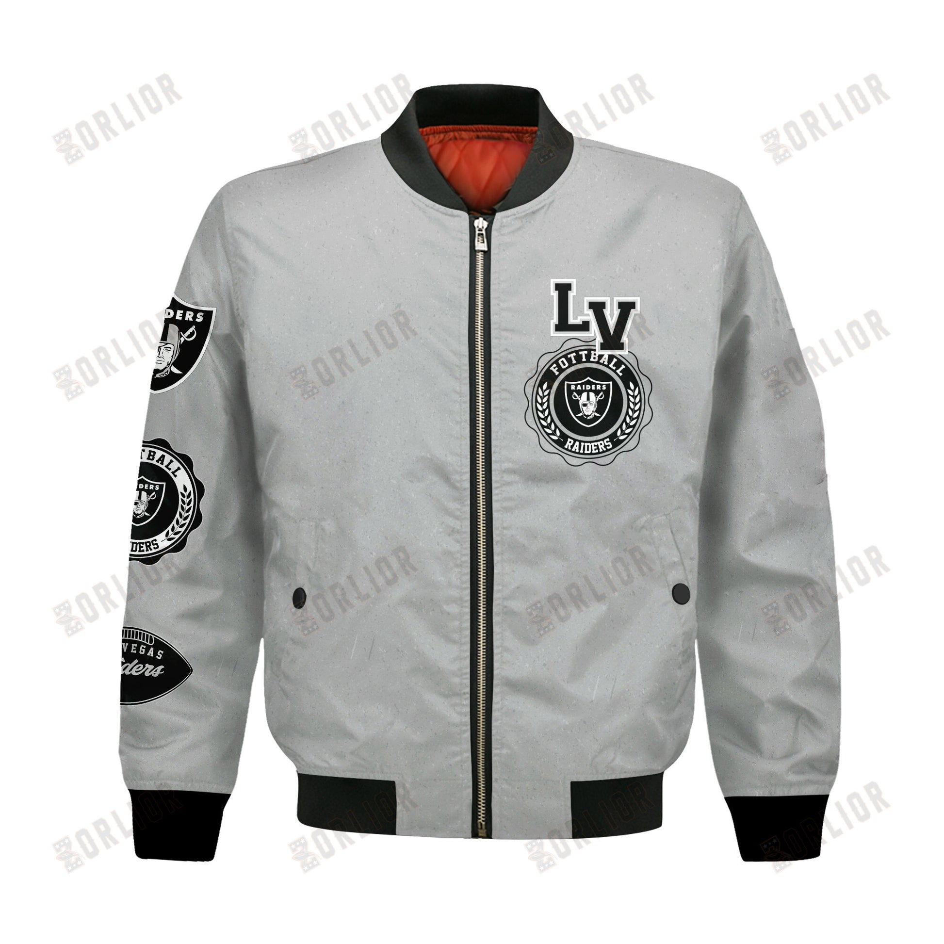 Las Vegas Raiders NFL 2024 -25 Feel The Power Bomber Jacket