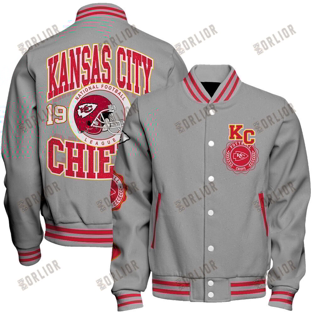 Kansas City Chiefs  2024 -25 Feel The Power Unisex Varsity Jacket