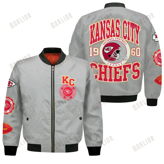 Kansas City Chiefs NFL 2024 -25 Feel The Power Bomber Jacket