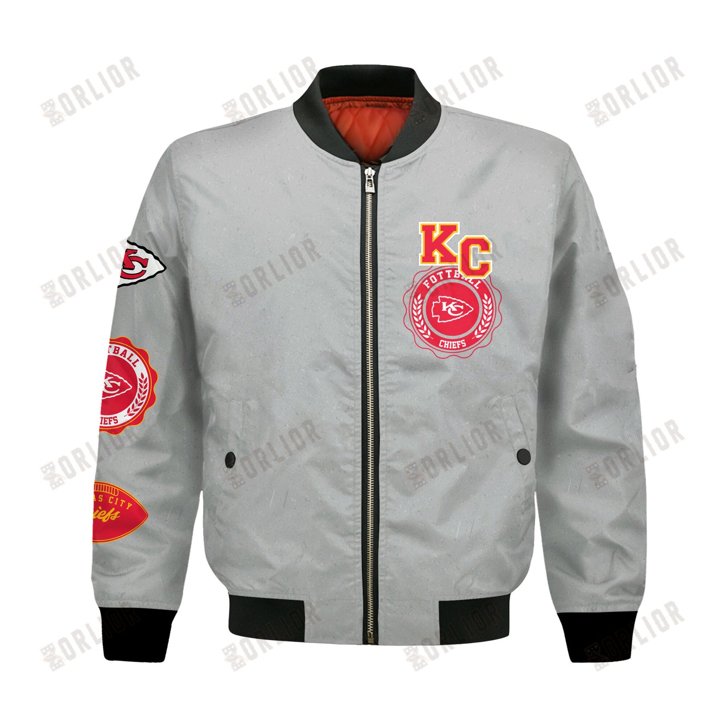Kansas City Chiefs NFL 2024 -25 Feel The Power Bomber Jacket