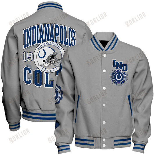 Indianapolis Colts  2024 -25 Feel The Power Unisex Varsity Jacket