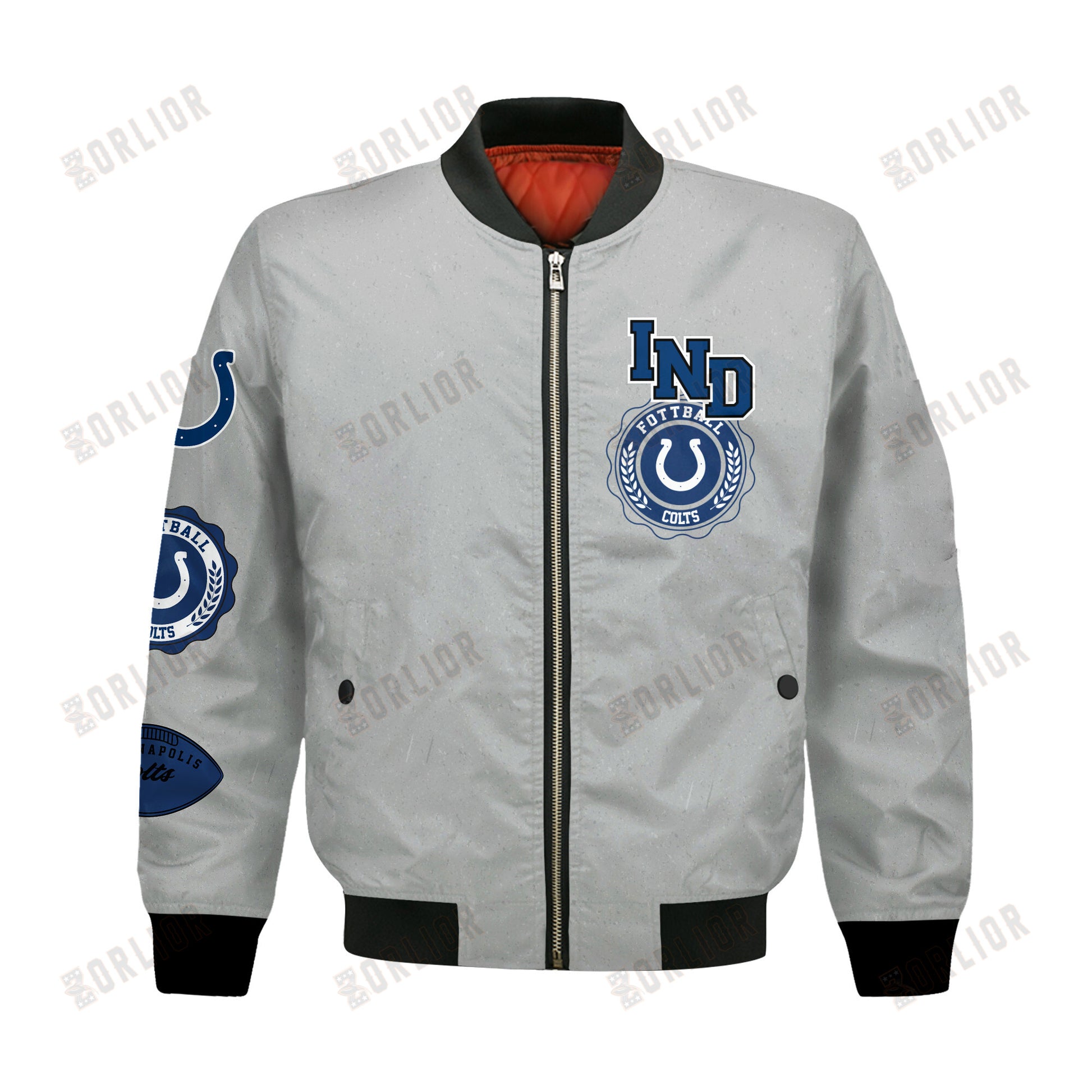 Indianapolis Colts NFL 2024 -25 Feel The Power Bomber Jacket