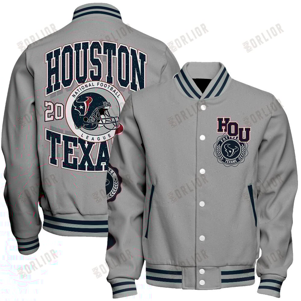 Houston Texans  2024 -25 Feel The Power Unisex Varsity Jacket