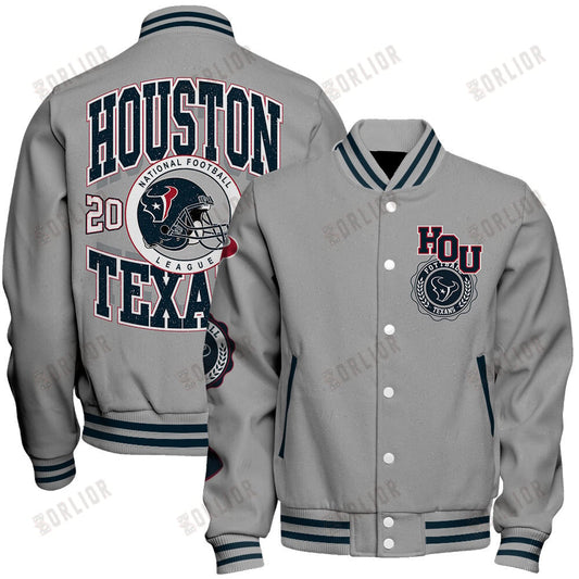 Houston Texans  2024 -25 Feel The Power Unisex Varsity Jacket