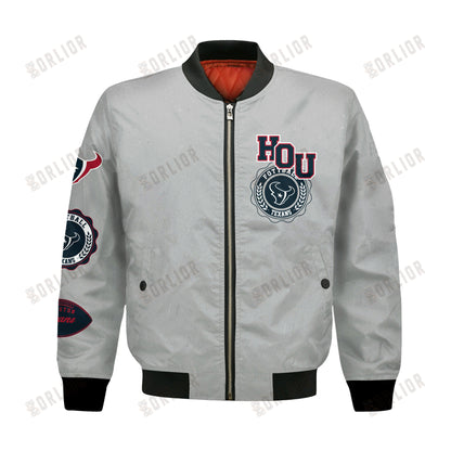 Houston Texans NFL 2024 -25 Feel The Power Bomber Jacket