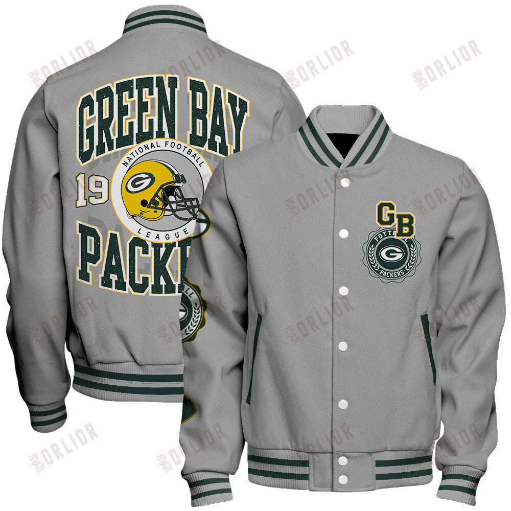 Green Bay Packers  2024 -25 Feel The Power Unisex Varsity Jacket