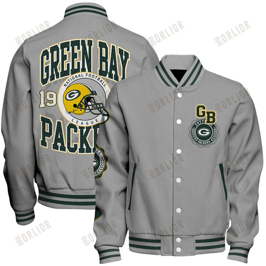 Green Bay Packers  2024 -25 Feel The Power Unisex Varsity Jacket