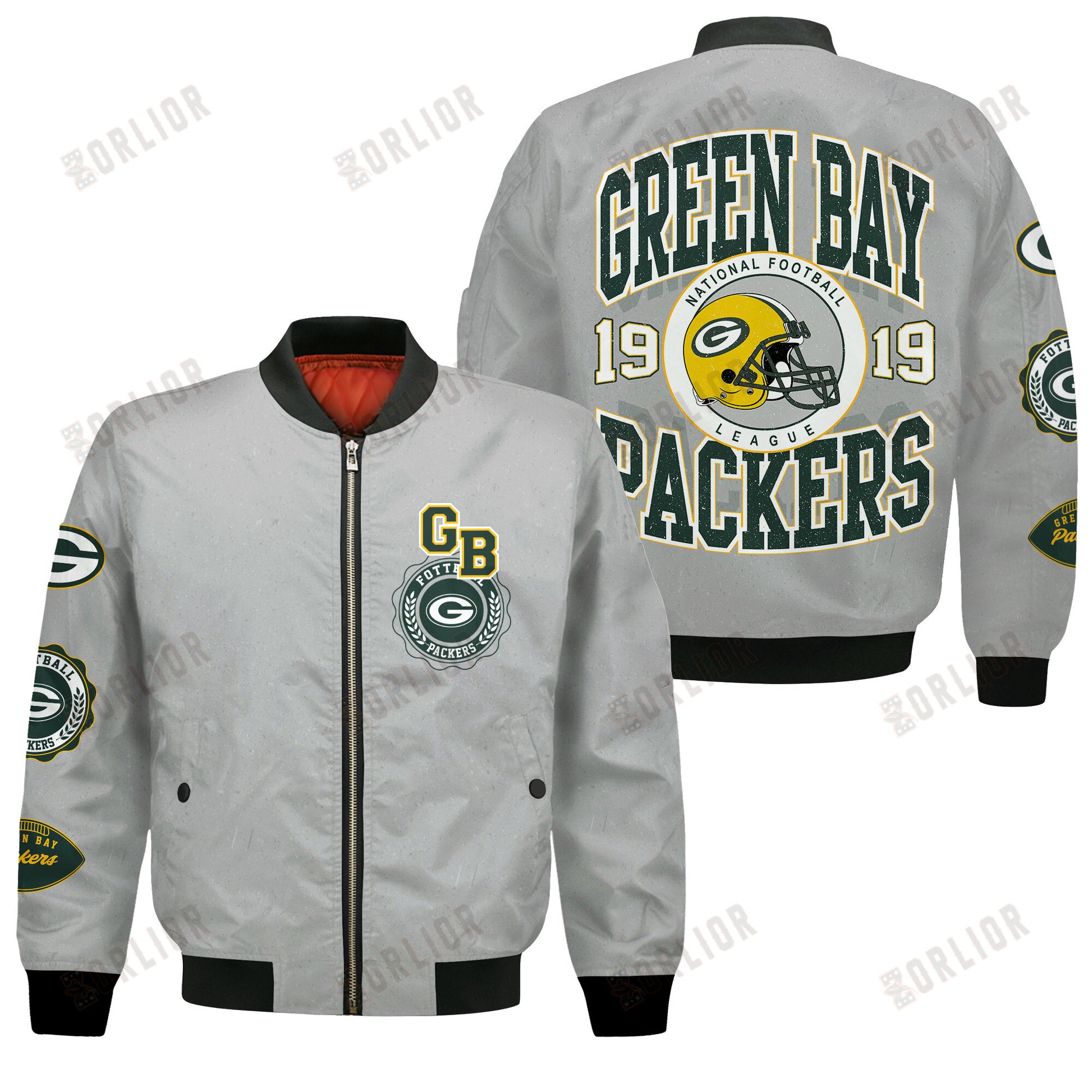 Green Bay Packers NFL 2024 -25 Feel The Power Bomber Jacket