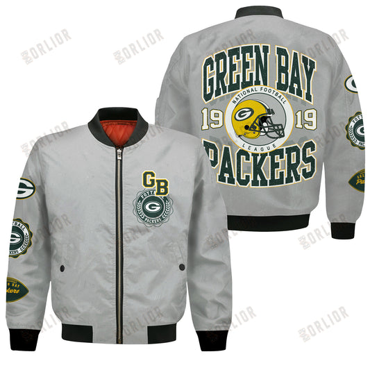 Green Bay Packers NFL 2024 -25 Feel The Power Bomber Jacket