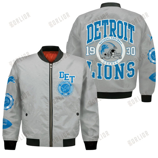 Detroit Lions NFL 2024 -25 Feel The Power Bomber Jacket