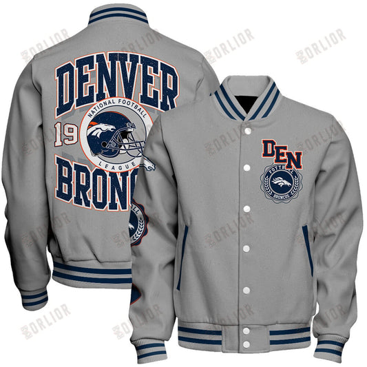 Denver Broncos  2024 -25 Feel The Power Unisex Varsity Jacket