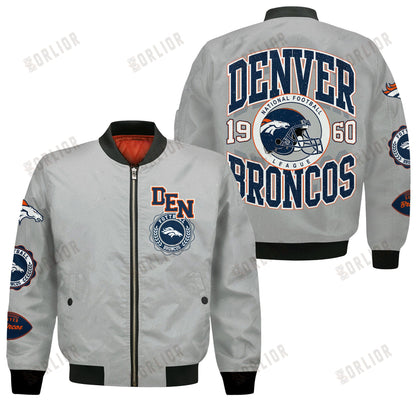 Denver Broncos NFL 2024 -25 Feel The Power Bomber Jacket