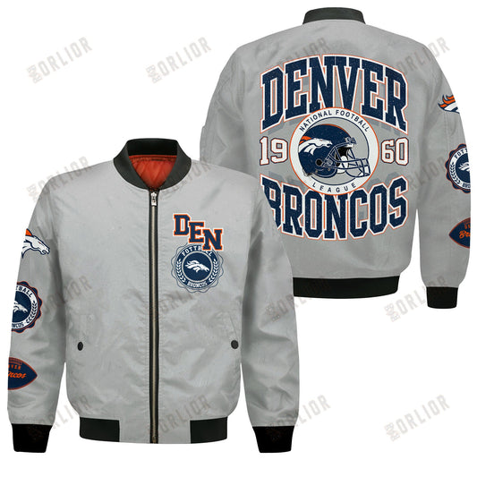 Denver Broncos NFL 2024 -25 Feel The Power Bomber Jacket