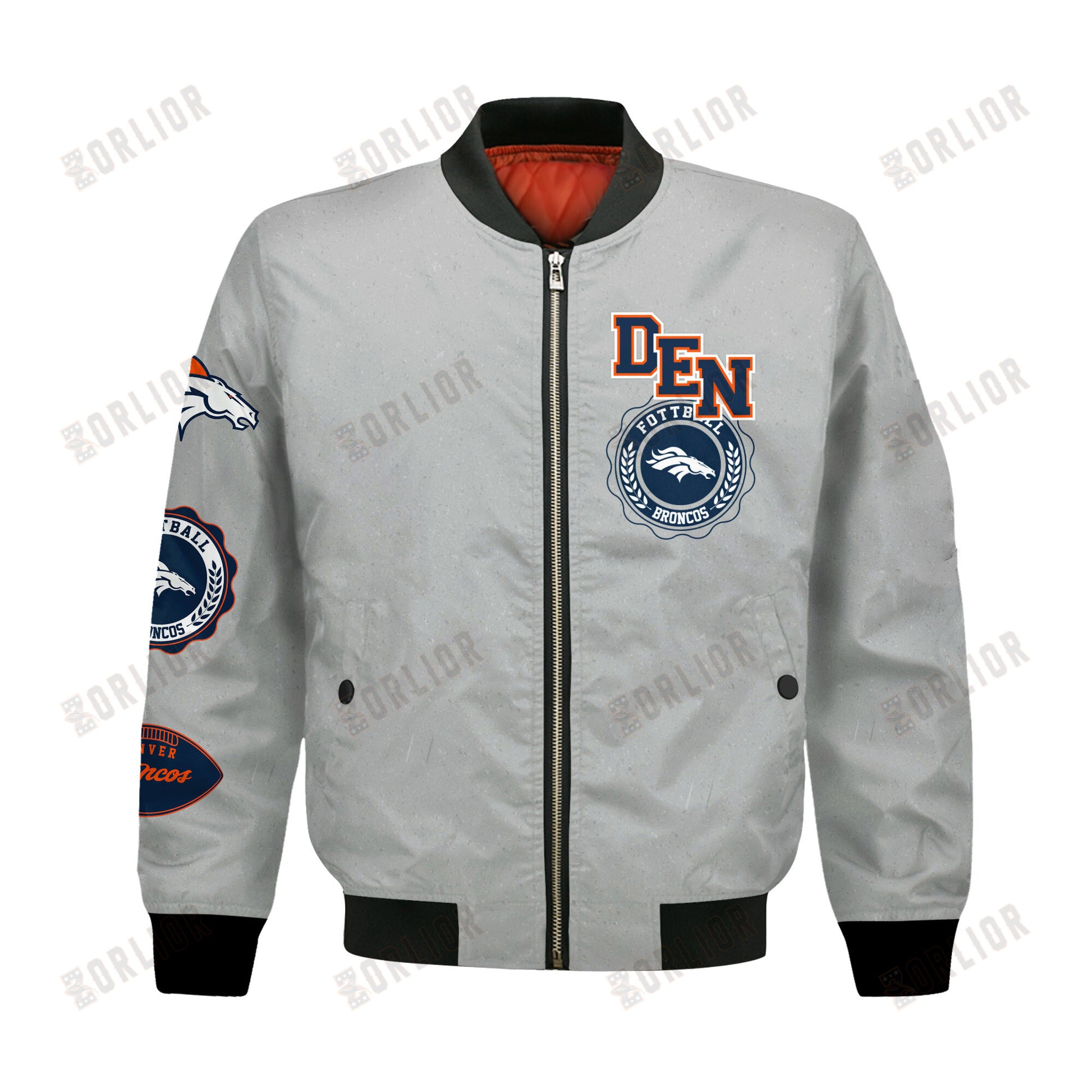 Denver Broncos NFL 2024 -25 Feel The Power Bomber Jacket