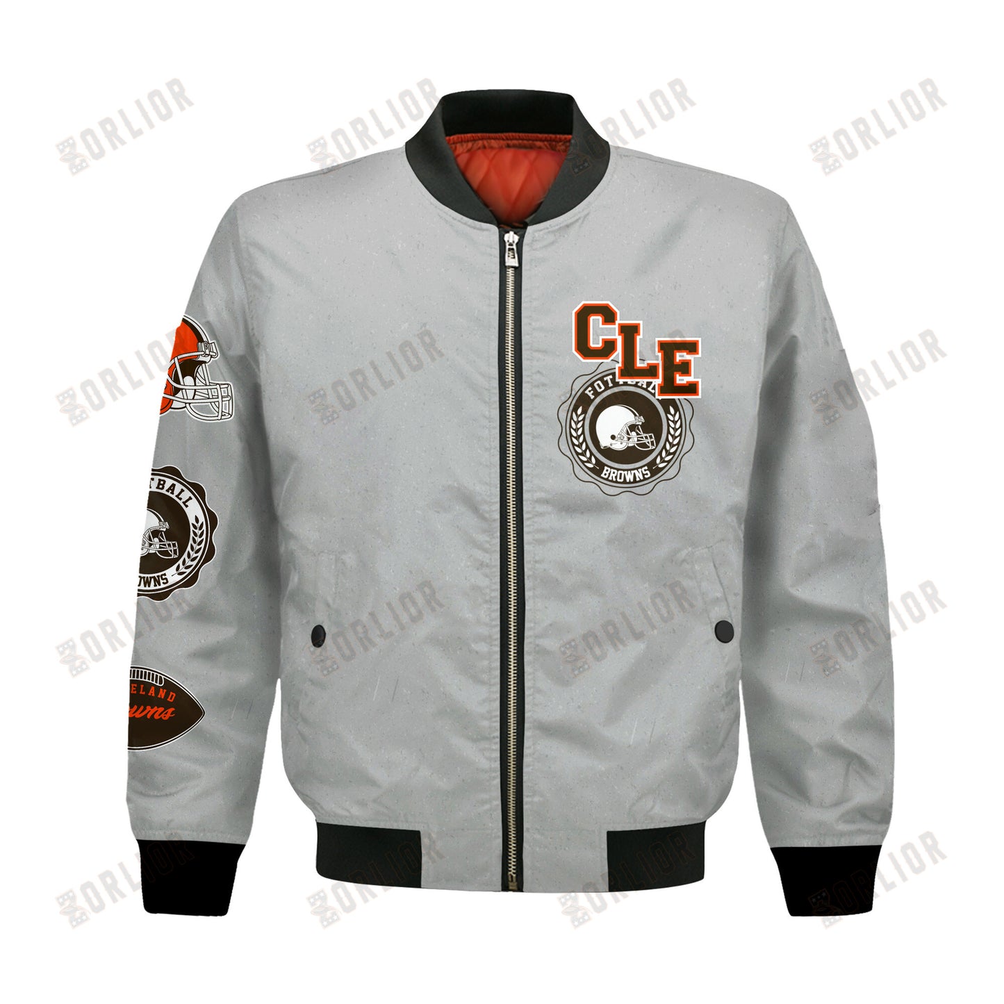 Cleveland Browns NFL 2024 -25 Feel The Power Bomber Jacket
