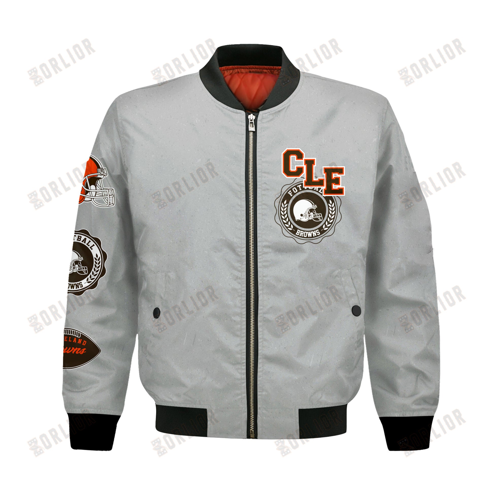 Cleveland Browns NFL 2024 -25 Feel The Power Bomber Jacket