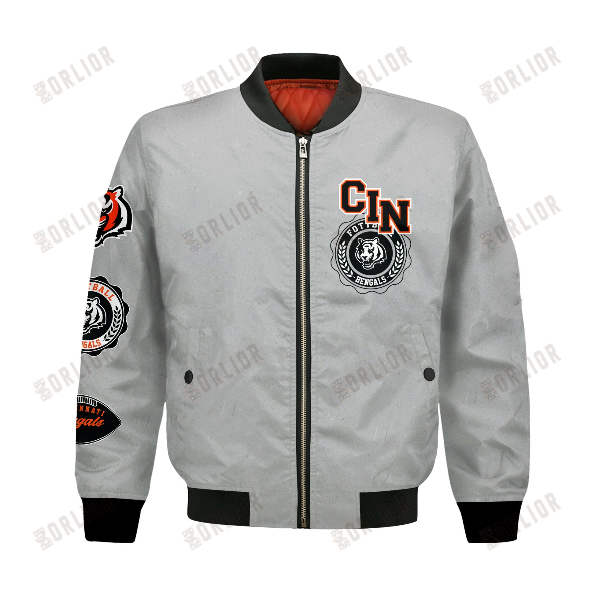 Cincinnati Bengals NFL 2024 -25 Feel The Power Bomber Jacket